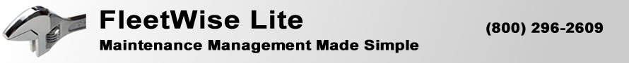 The graphic is the FleetWise VB Fleet Management Software page banner. FleetWise VB is Fleet Maintenance Made Simple.
